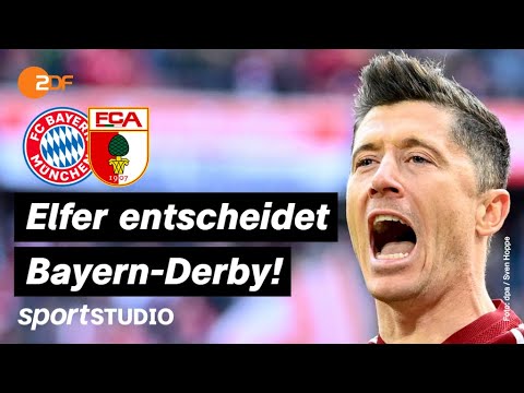 FC Bayern – FC Augsburg Highlights | Bundesliga, 29. Spieltag 2021/22 | sportstudio