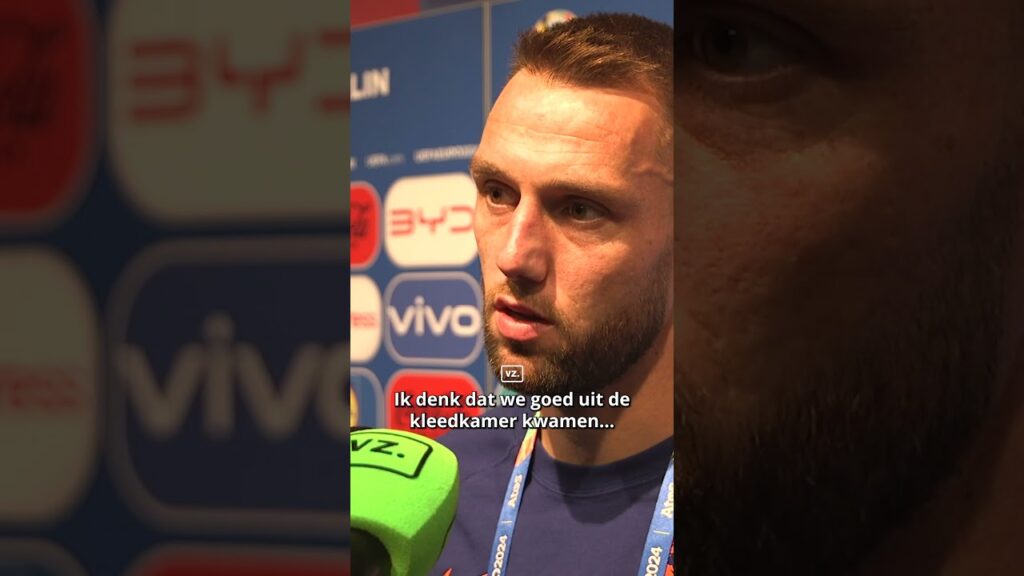 Stefan de Vrij legt uit wat Oranje veranderde in de rust 🔢🤔 #devrij #oranje #nedoos #euro2024