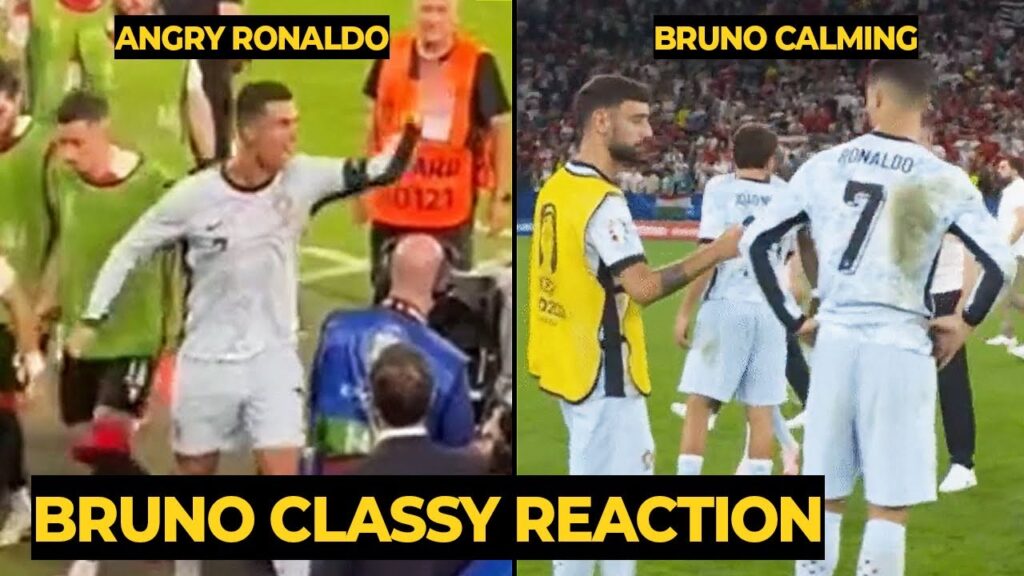 Bruno Fernandes calmed Ronaldo after he was angry following Portugal loss last night | Man Utd News
