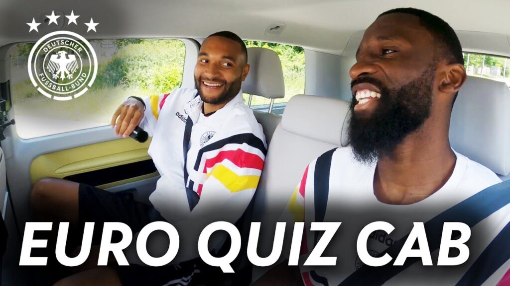 Which club has the most EURO participants? | Tah & Rüdiger take on the EURO 2024 Quiz Cab