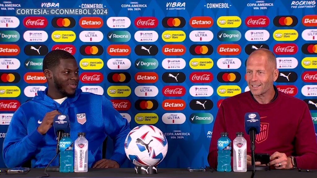 Gregg Berhalter and Yunus Musah WARN Panama prior to USMNT's Copa America CLASH