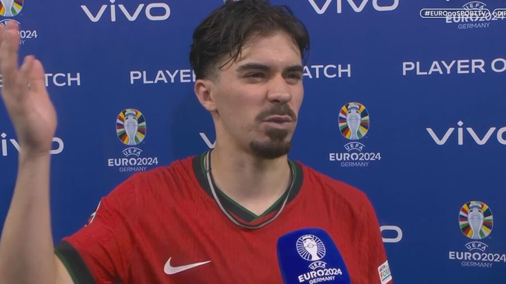 VITINHA REAGE À VITÓRIA DE PORTUGAL POR 2-1 NA REPÚBLICA CHECA NO EURO 2024
