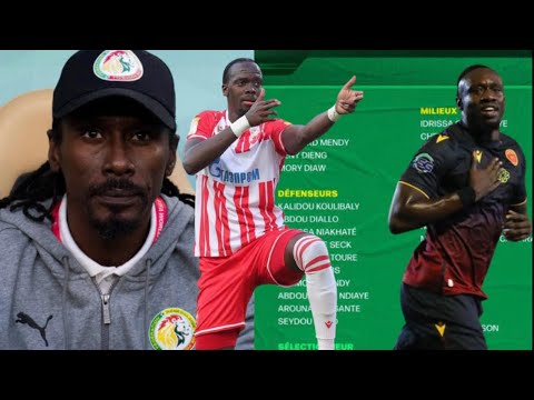 Liste Aliou Cissé : Chérif Ndiaye et Mbaye Diagne convoqués contre RD Congo et Mauritanie…
