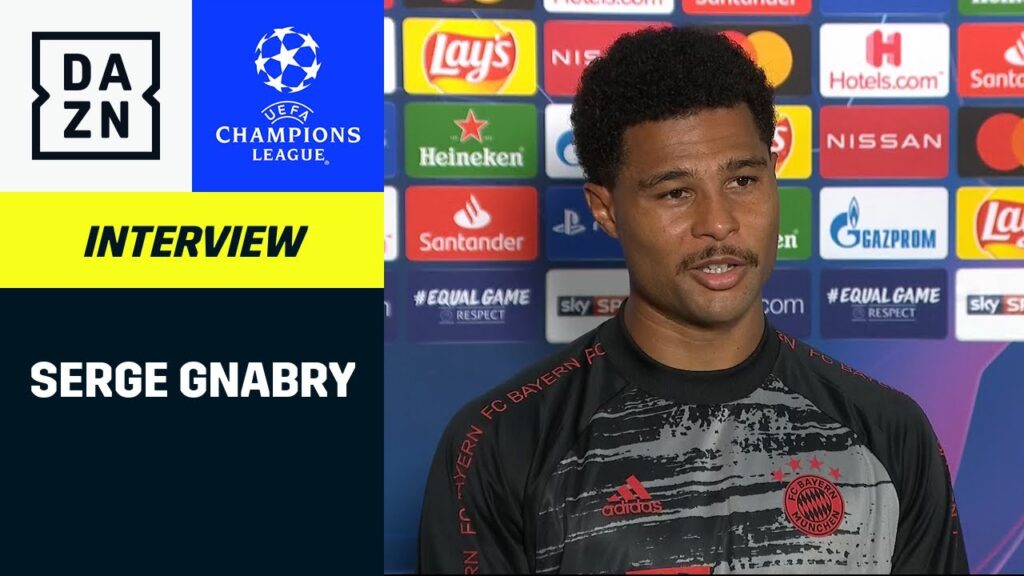 "Den Linken hatte ich schon früher" - Serge Gnabry | Interview Lyon - Bayern | DAZN