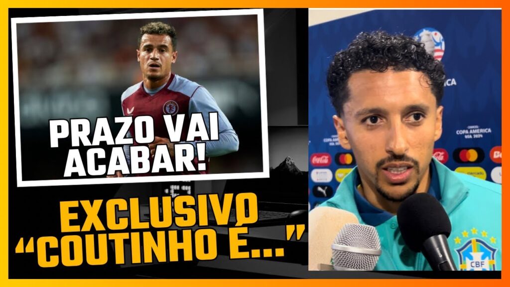 EXCLUSIVO : MARQUINHOS SOBRE COUTINHO / ASTON VILLA NÃO DEVE NADA / VINI JR / PEDRINHO ADORA DINIZ