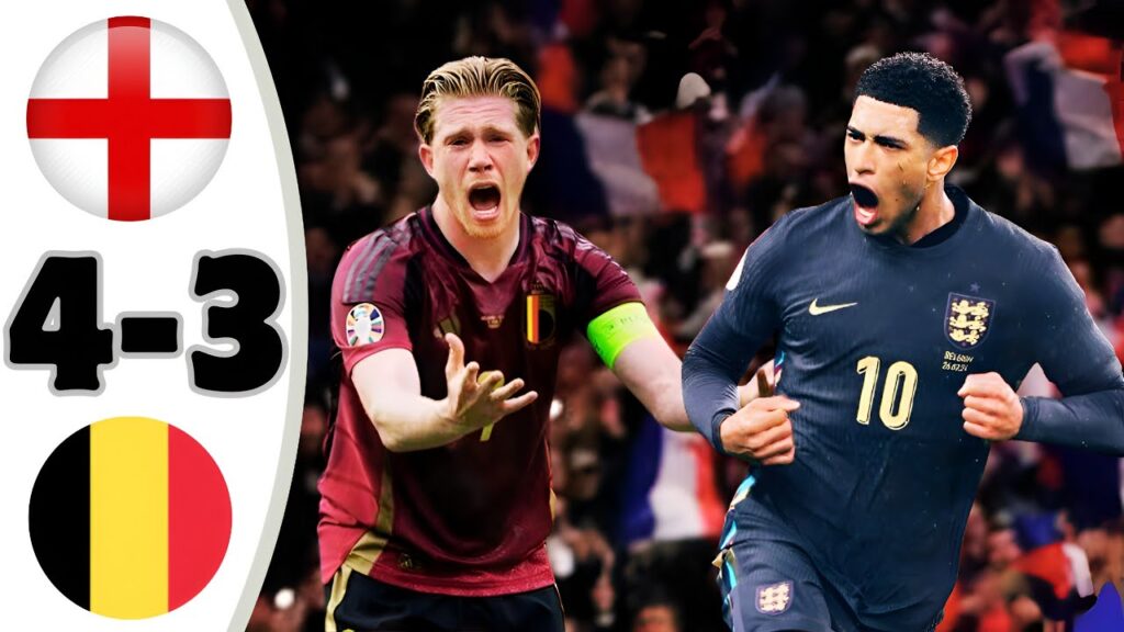 Unbelievable Match - England vs Belgium 4-3 | Extended Highlights & Goals - 2024 HD