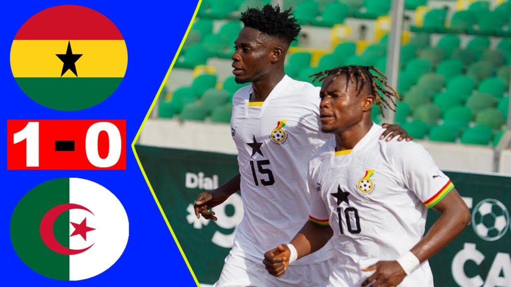 Ghana 🆚 Algeria 1 - 0 All Goals & Highlights Africa U23 Cup of Nations qualification  الجزائر وغانا