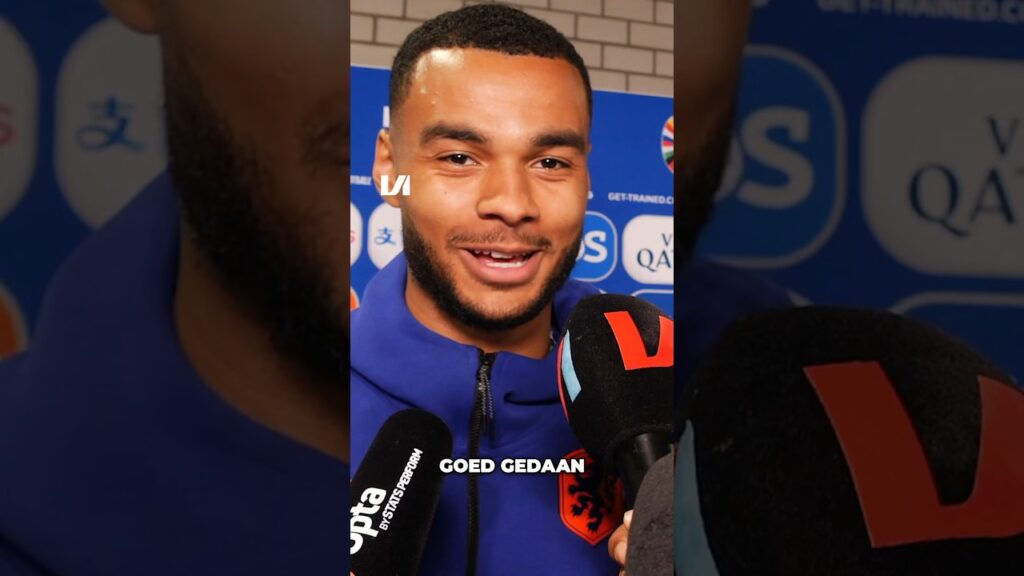 👏😏 Shout-out naar Bart Verbruggen van Cody Gakpo! #oranje #gakpo #verbruggen #ek2024 #voetbal