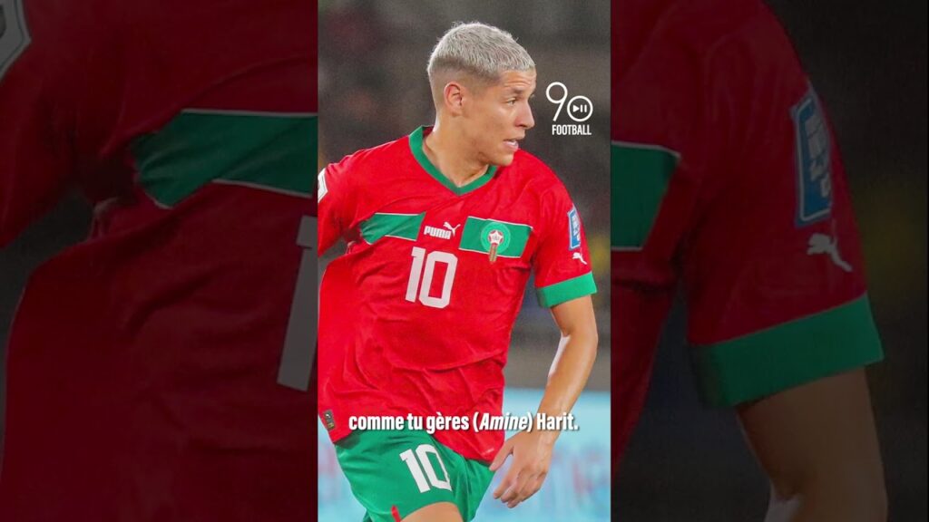 Ounahi : "Le coach Regragui, c'est notre grand frère" 🇲🇦 #footballshorts #football