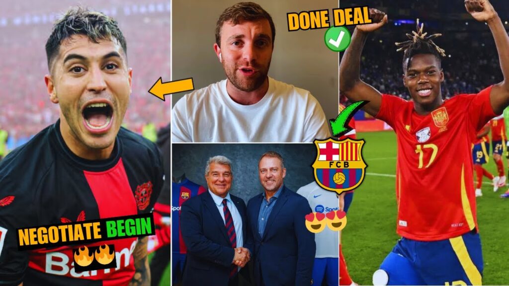 🚨 THINGS HAPPEN🔥 FABRIZIO ROMANO CONFIRMED ✅ EXEQUIEL PALACIOS, NICO WILLIAMS TO BARCELONA 🔥🔥