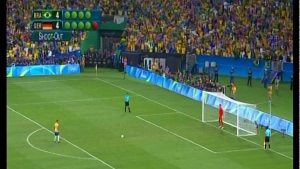 Defesa Weverton e Gol Neymar Brasil é Ouro