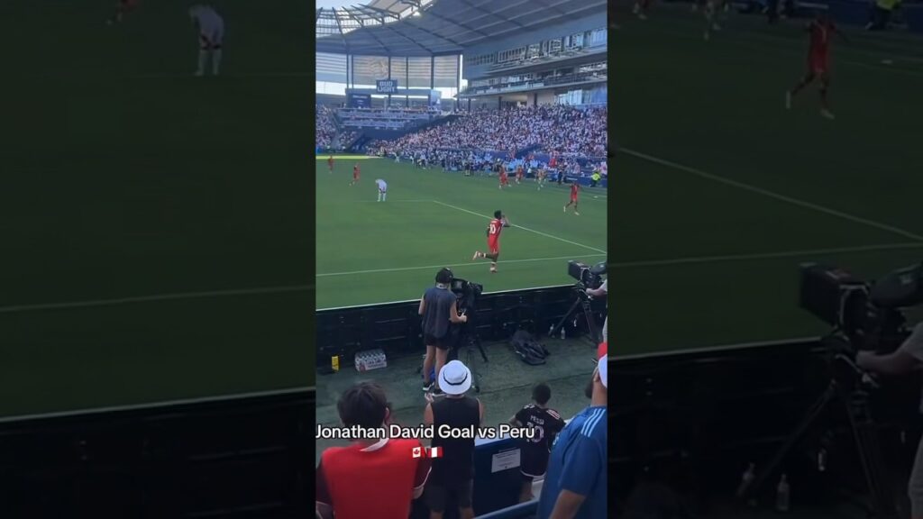 Jonathan David Wins It For Canada vs Peru! #shorts #copaamerica #football #soccer #canada #goals