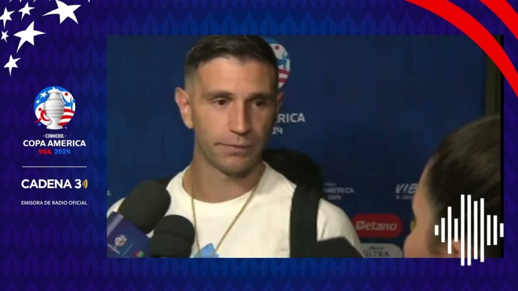Emiliano "Dibu" Martínez con Cadena 3 tras el triunfo de Argentina ante Chile | Copa América