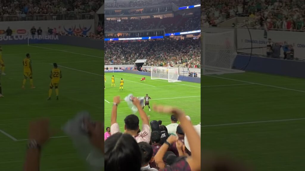 Gol de Gerardo Arteaga ante Jamaica triunfo de los Aztecas #mexico #jamaica #copaamericausa2024
