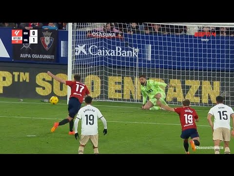 Ante Budimir FALLÓ PENALTI 90+7 | Osasuna vs Valencia 0-1 Resumen y Goles | LaLiga 2023/24