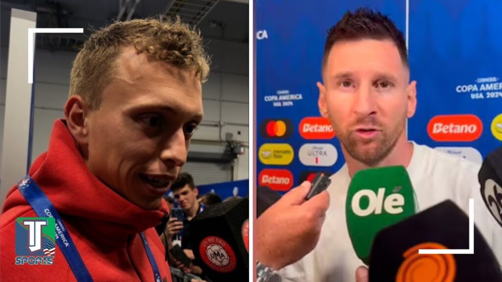 Alistair Johnston WASN'T focused on taking PHOTO with Lionel Messi after Canada's LOSS to Argentina