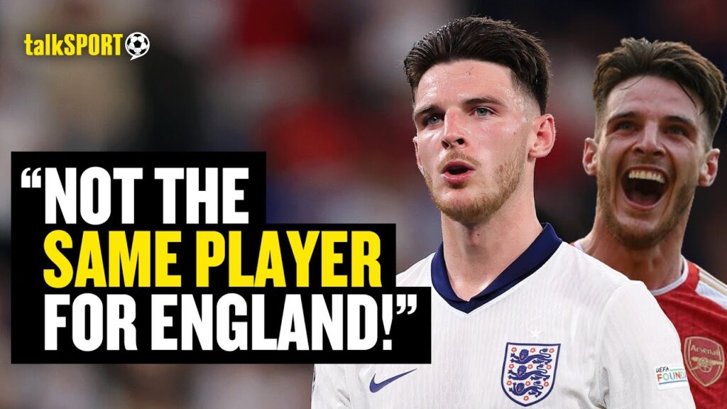 Alex Crook NAMES Declan Rice As The Biggest DISAPPOINTMENT For England At Euro 2024! 🤯🔥