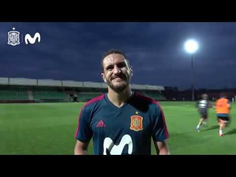 Koke nos muestra sus botas para el Mundial de Rusia