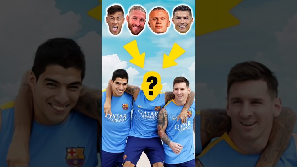 Lionel Messi, Luis Suárez and mysterious football player ⚽🔥 #messi #ronaldo #haaland #suarez #neymar