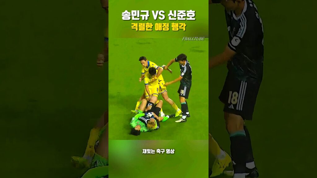 송민규 vs 신진호 #shorts