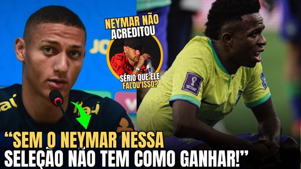 🚨EITA!! OLHA DECLARAÇÃO POLÊMICA DE RICHARLYSON SOBRE VINICIUS JUNIOR NA SELEÇÃO BRASILEIRA!!