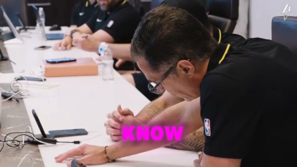 Rob Pelinka behind the scene calling Broony James 55th overall pick by LA Lakers