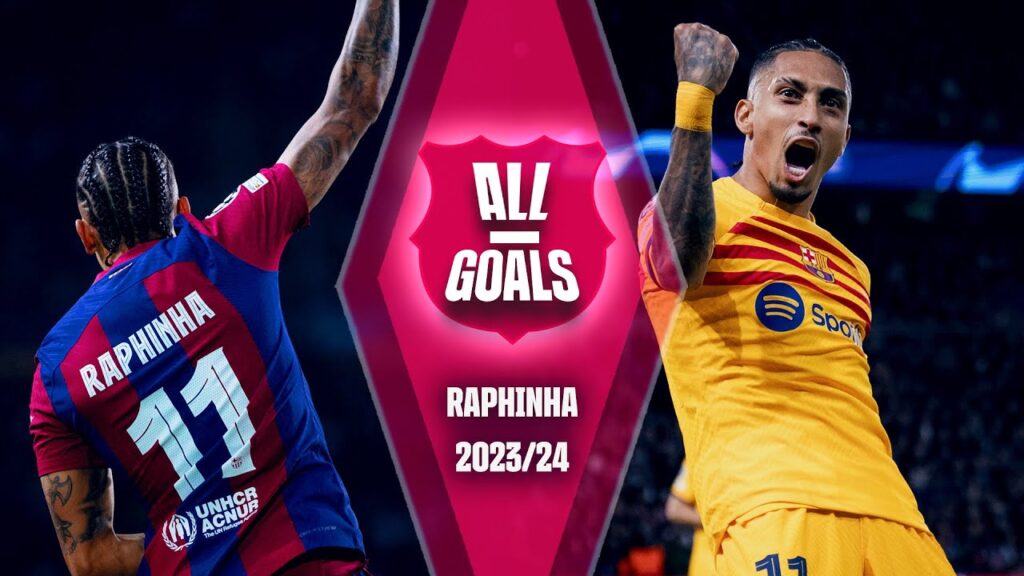 🔥 ALL of RAPHINHA's GOALS with FC BARCELONA | 2023-24 SEASON 🔥