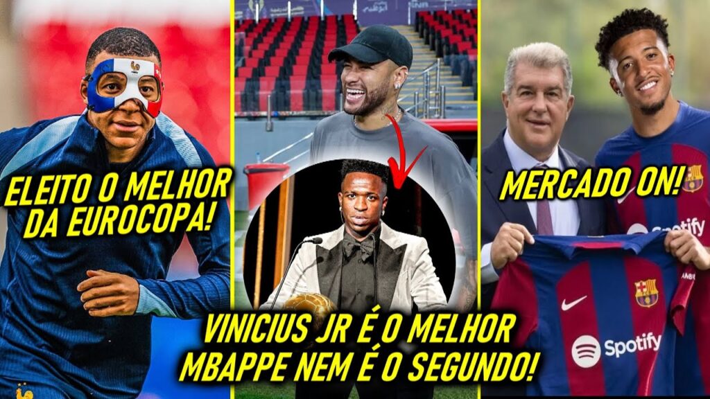 CHAPÉU em GERAL! - NEYMAR PROVOCOU MBAPPE e FALOU de VINI JR!   MERCADO ON!