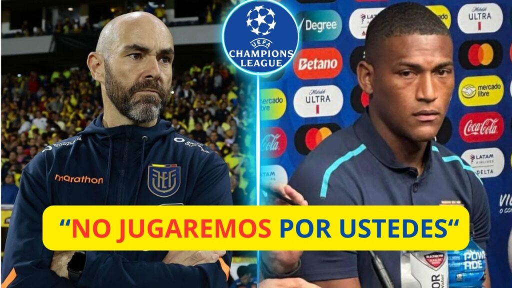 CARLOS GRUEZO ARREMETE CONTRA HINCHADA ECUATORIANA // ECUATORIANO ENTRA A CHAMPIONS LEAGUE.