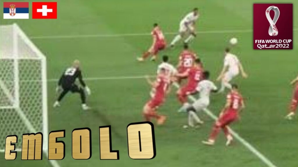 Breel Embolo missed a 100% goal chance in the match Serbia Switzerland