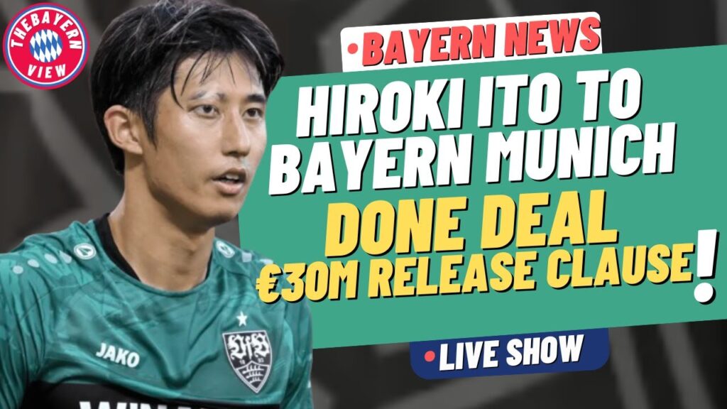 Bayern Munich Sign Hiroki Ito for €30m!! DONE DEAL!! - Bayern Munich News