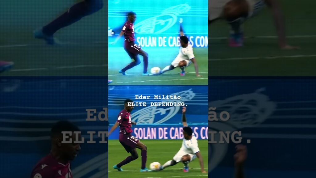 EDER MILITAO ELITE DEFENDING #realmadrid  #edermilitao  #militao  #madrid #defence #defending #fut