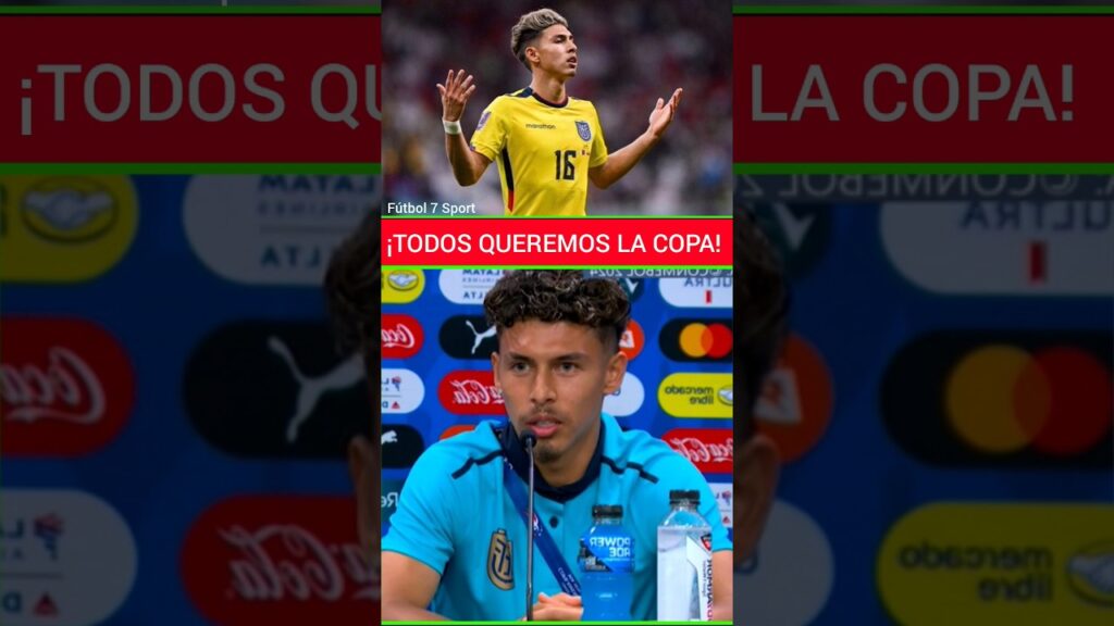 🏆🇪🇨 JEREMY SARMIENTO habló de ECUADOR vs MÉXICO #short #futbol7sport #ecuador