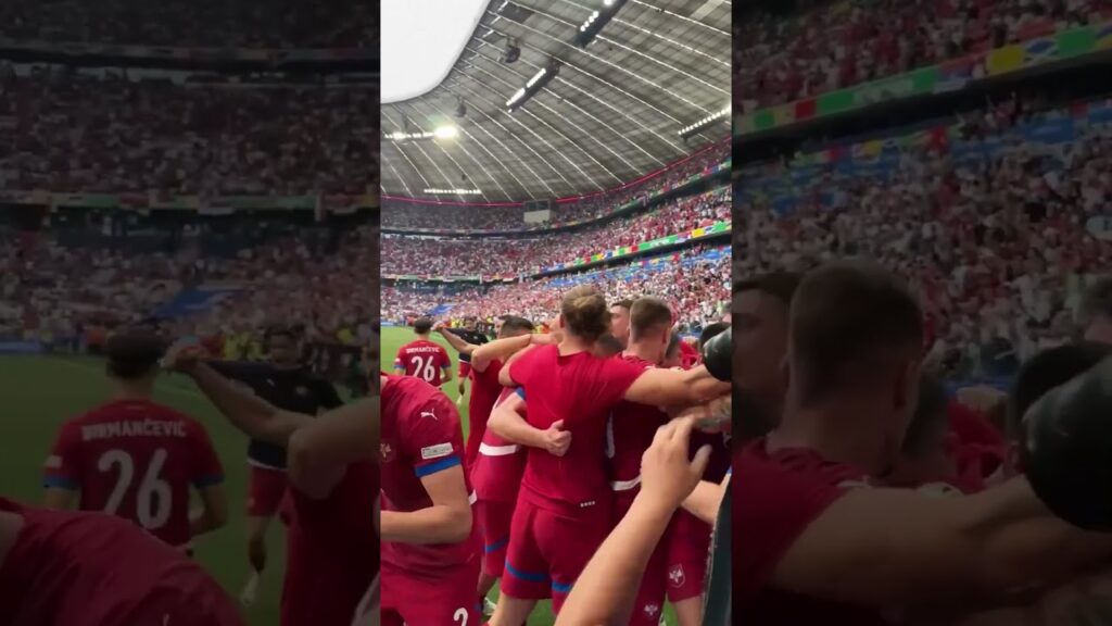 Luka Jovic Last second goal! Serbia - Slovenia 1:1 Srbija Slovenija gol #euro2024 #lukajovic #shorts