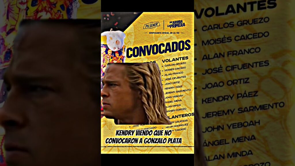 Gonzalo Plata no fue convocado a la selección 🇪🇨⚽⚽