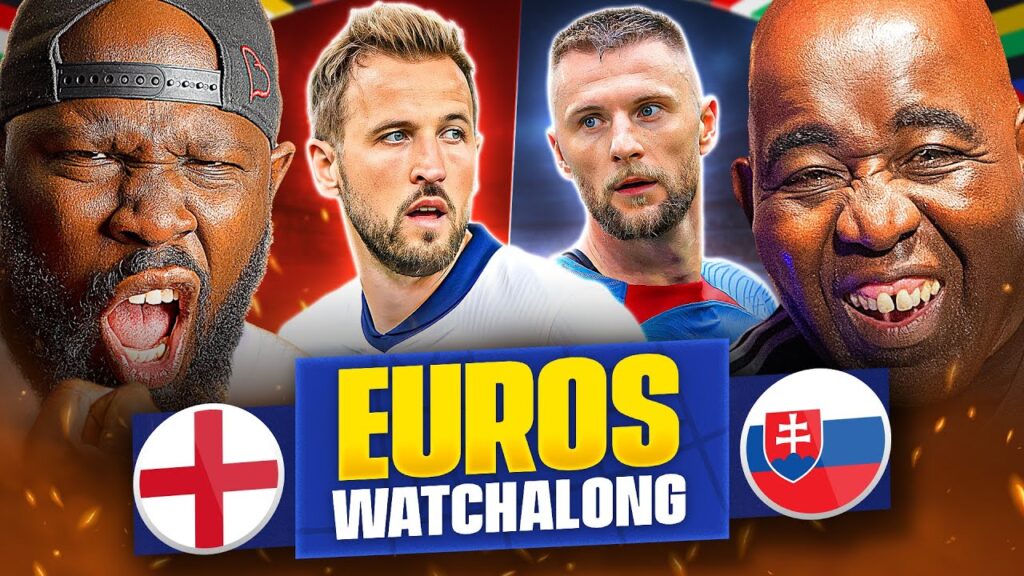 ENGLAND 2-1 SLOVAKIA | EUROS 24 LAST 16 WATCHALONG LIVE ENGLAND 2-1 SLOVAKIA | EUROS 24 LAST 16 WATCHALONG LIVE