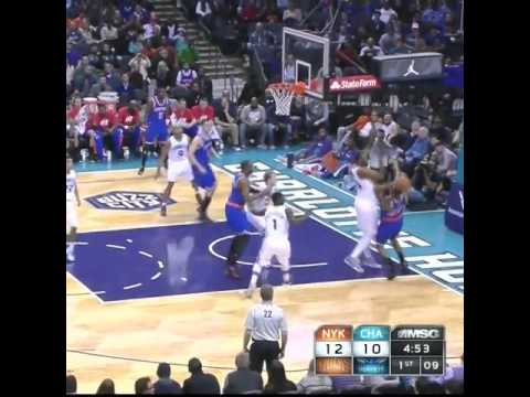 Lance Thomas of New York Knicks Double Dribbles, Travels and steps Out of Bounds