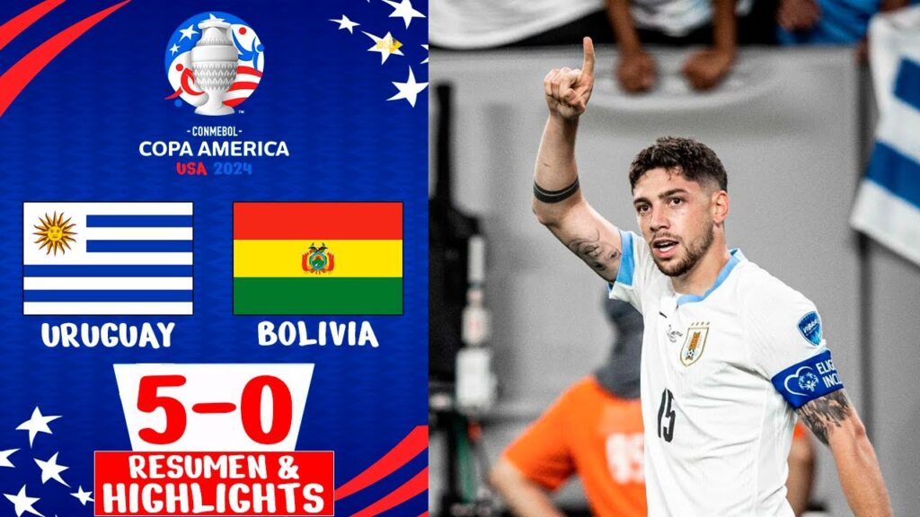 Gol do Federico Valverde | Uruguay vs Bolivia 5-0 Resumen | CONMEBOL Copa America 2024 Gol do Federico Valverde | Uruguay vs Bolivia 5-0 Resumen | CONMEBOL Copa America 2024