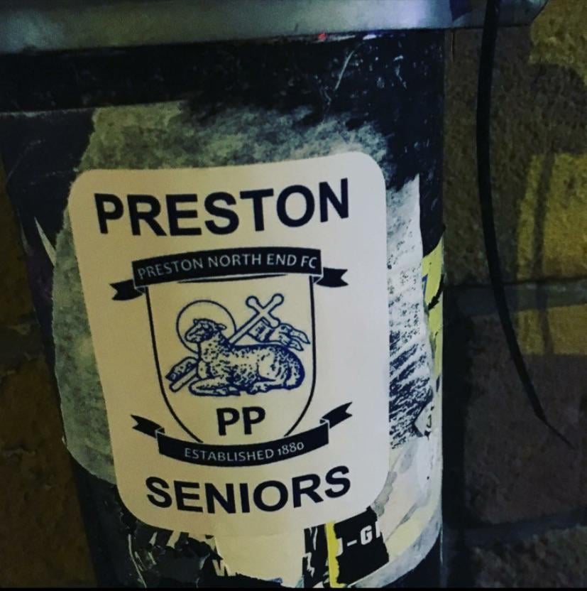 Spotted at the Phillips Stadion in Eindhoven. Is this Lancashire’s answer to the Chelsea Pensioners?