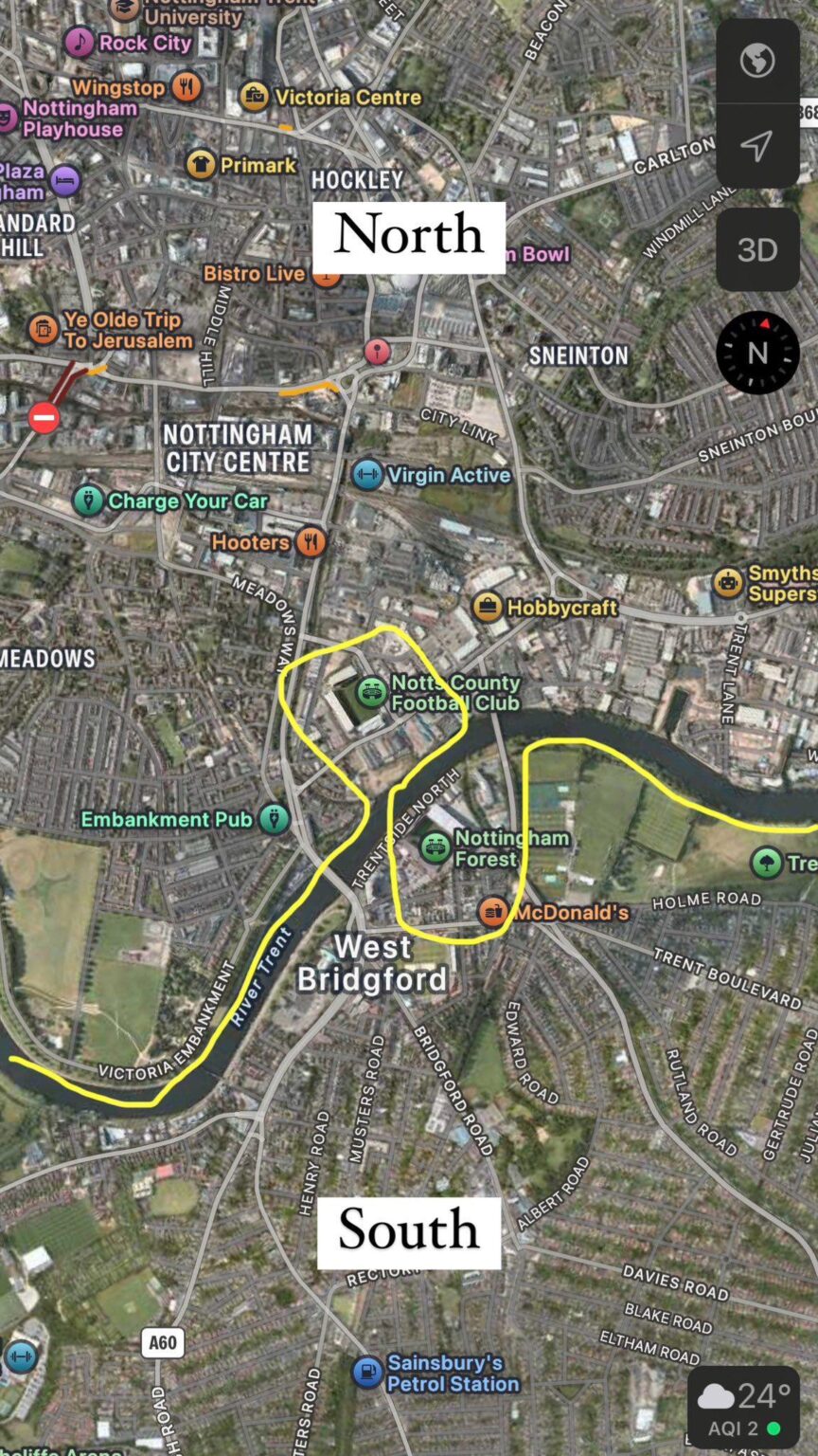 EFL trophy divide lines