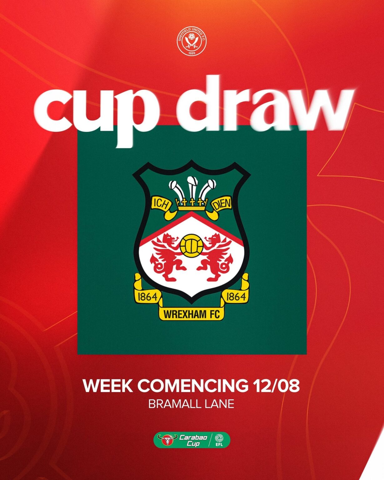Wrexham (H) in the Carabao Cup