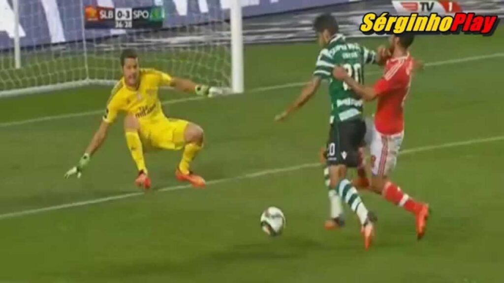 O Golo de Bryan Ruiz - Benfica x Sporting 0-3 JORNADA 8 - 25/10/2015