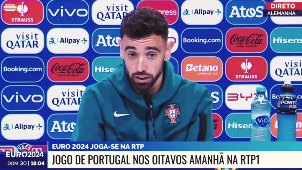 Conferência Imprensa  Bruno Fernandes & Roberto Martínez | Portugal X Eslovénia - Euro 2024