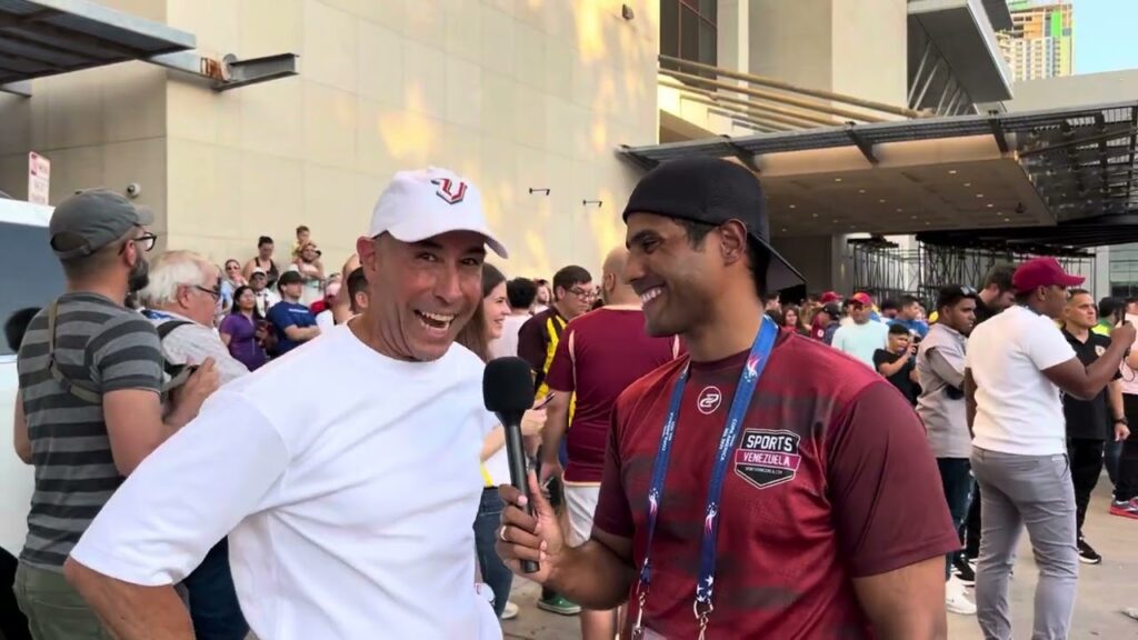 Entrevista con Carlos Martínez en el Banderazo Vinotinto