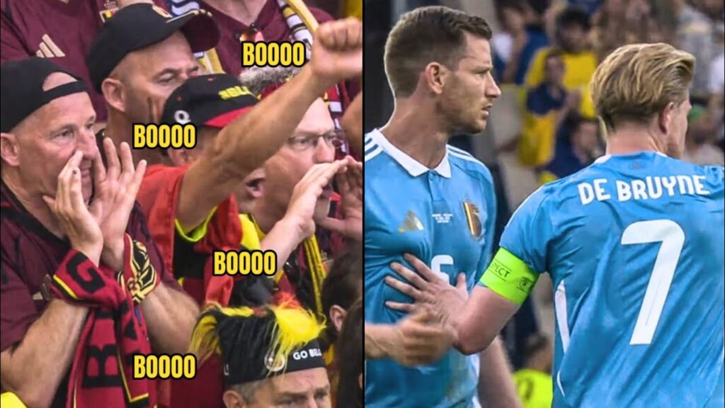 😡 Angry Kevin De Bruyne Orders his Team to Leave the Pitch After Being Booed by Belgium Fans 😳