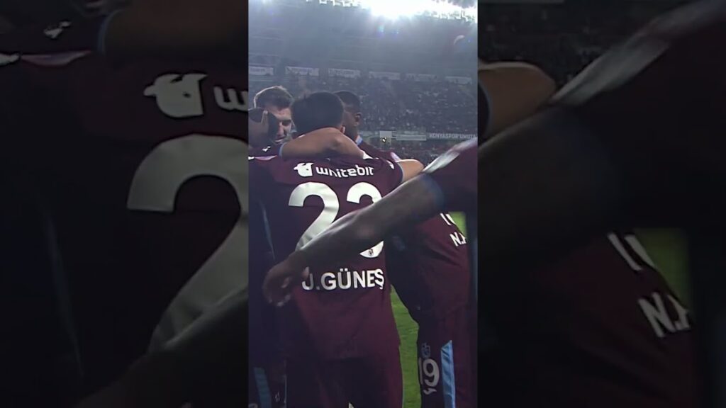 🌪️ Trezeguet'den Ceza Sahası Dışından Müthiş Gol! #shorts #trabzonspor