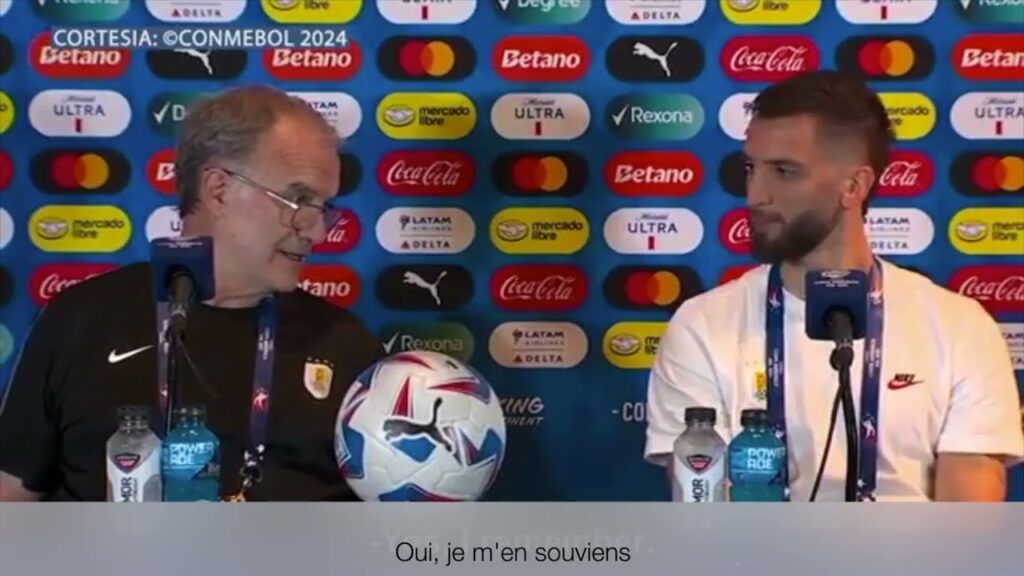 La vanne excellente de Marcelo Bielsa avec l'Uruguay