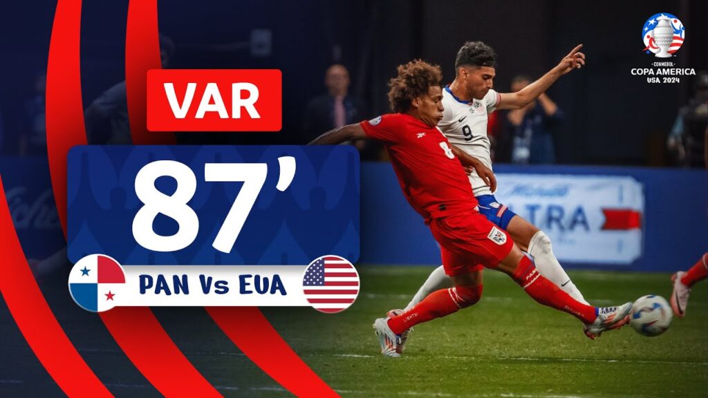 CONMEBOL Copa América | VAR Review - Serious Foul Play | PANAMA - USA | Minute 87