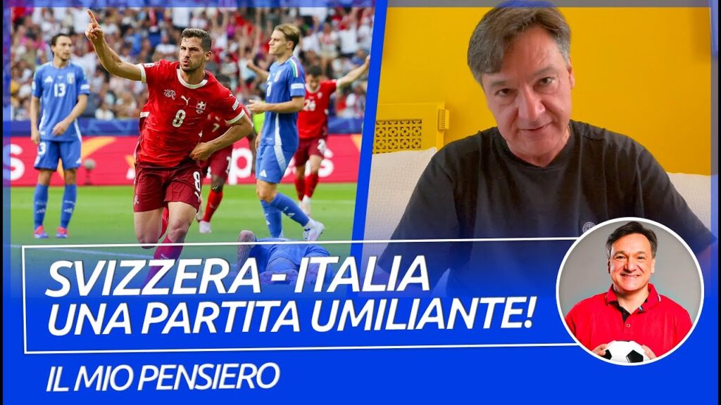 Svizzera-Italia: UNA PARTITA UMILIANTE! | Il mio pensiero | Fabio Caressa #euro2024