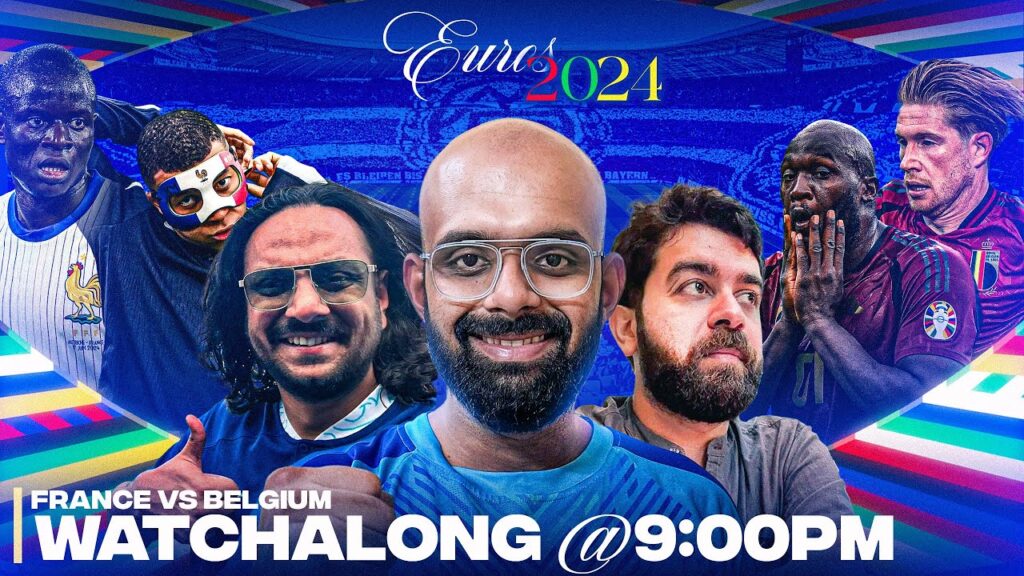 Zero Ball Knowledge | France vs Belgium | UEFA EURO 2024 Live Watchalong @FantasyScout11Football